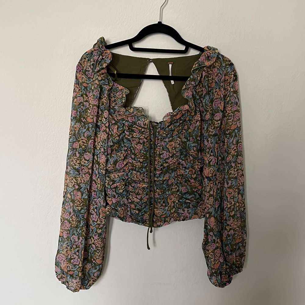 Free People Garden Party Top w open back